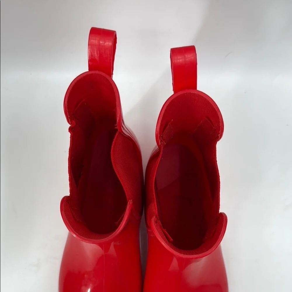 INC International Concepts Red Rain Boots Size 9